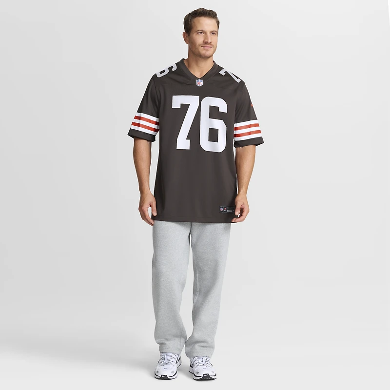 Maillot de joueur retraité Nike Lou Groza des Cleveland Browns pour hommes, marron