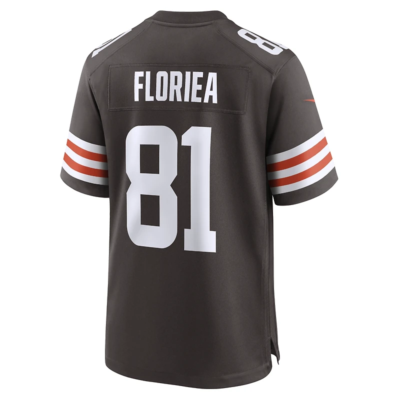 Maillot Nike Luke Floriea Brown pour homme, équipe des Cleveland Browns