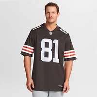 Men's Nike Luke Floriea  Brown Cleveland Browns Team Game Jersey