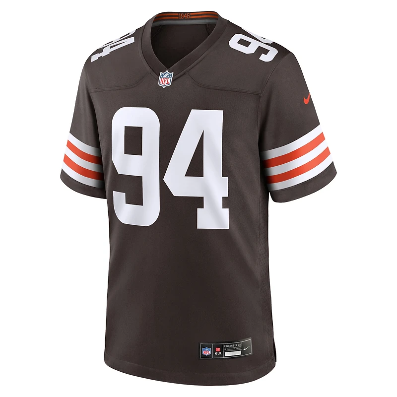 Men's Nike Mason Graham Brown Cleveland Browns 2025 NFL Draft First Round Pick  Game Jersey