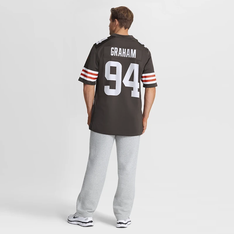 Maillot de match Nike Mason Graham Brown des Cleveland Browns pour homme