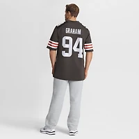 Maillot de match Nike Mason Graham Brown des Cleveland Browns pour homme