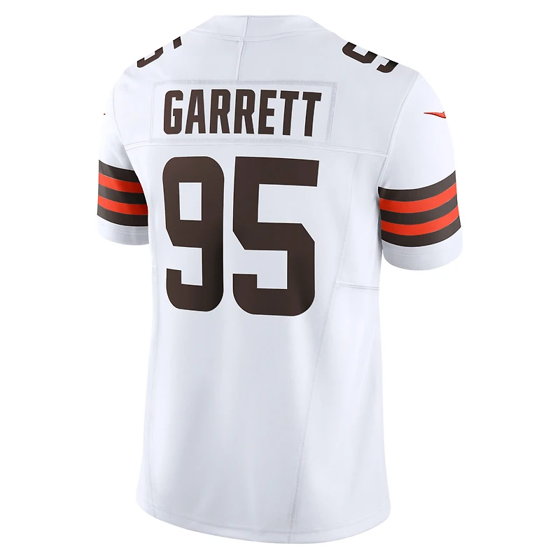 Maillot Nike Myles Garrett blanc des Cleveland Browns Vapor F.U.S.E. édition limitée pour homme