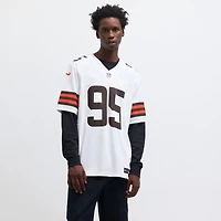 Men's Nike Myles Garrett White Cleveland Browns Vapor F.U.S.E. Limited Jersey