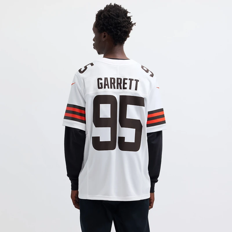 Men's Nike Myles Garrett White Cleveland Browns Vapor F.U.S.E. Limited Jersey