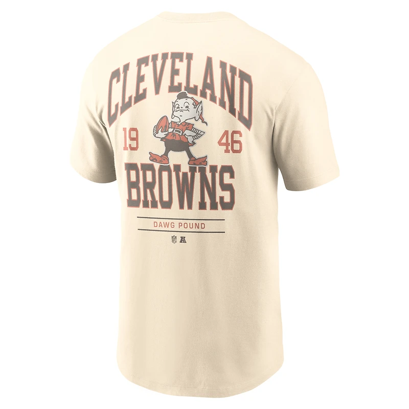 Men's Nike Natural Cleveland Browns Freestyle Essential T-Shirt