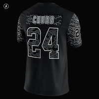 Homme Nike Nick Chubb Noir Cleveland Browns RFLCTV - Maillot limité