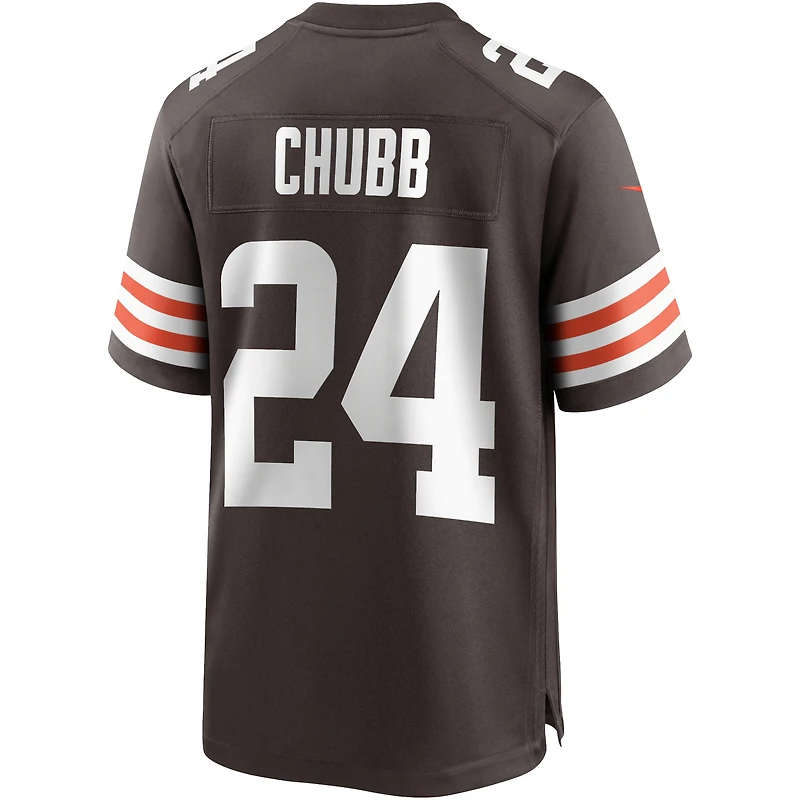 Men's Nike Nick Chubb Brown Cleveland Browns Game Player Jersey