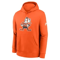 Men's Nike Orange Cleveland Browns Club Fleece Pullover Hoodie