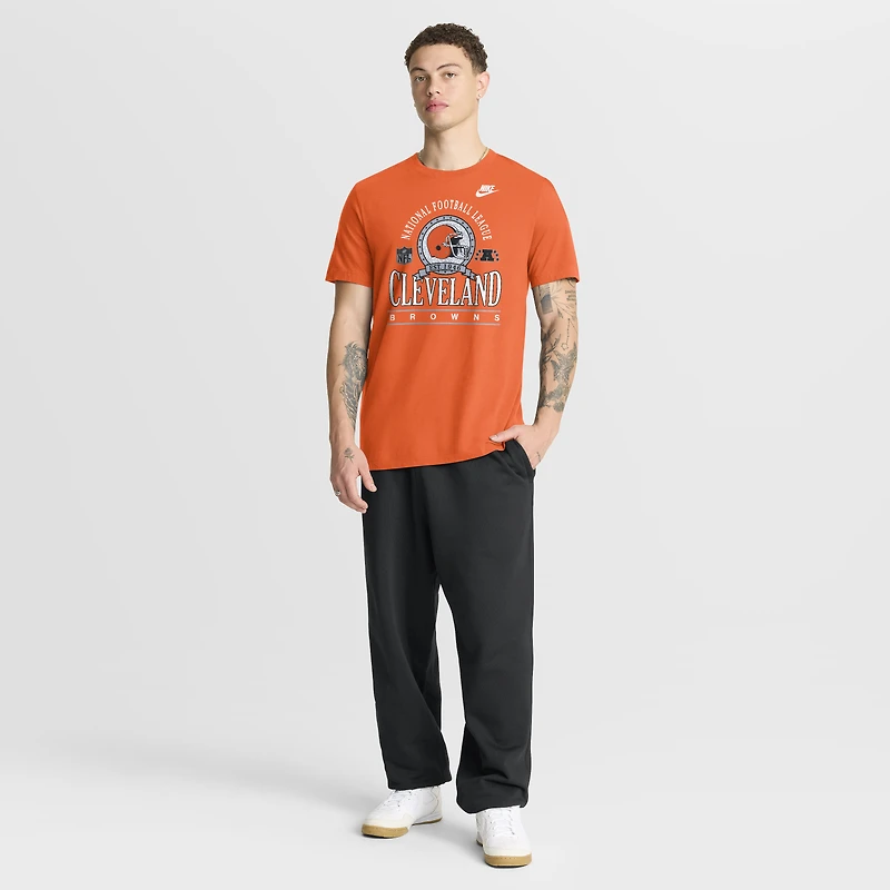 Men's Nike Orange Cleveland Browns Rewind Essential T-Shirt