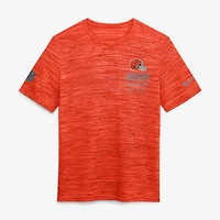 Men's Nike Orange Cleveland Browns Sideline Double Covered Dri-FIT Velocity T-Shirt