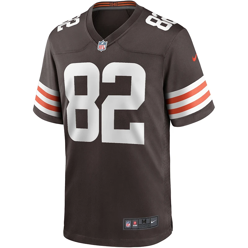 Men's Nike Ozzie Newsome Brown Cleveland Browns Game Retired Player Jersey