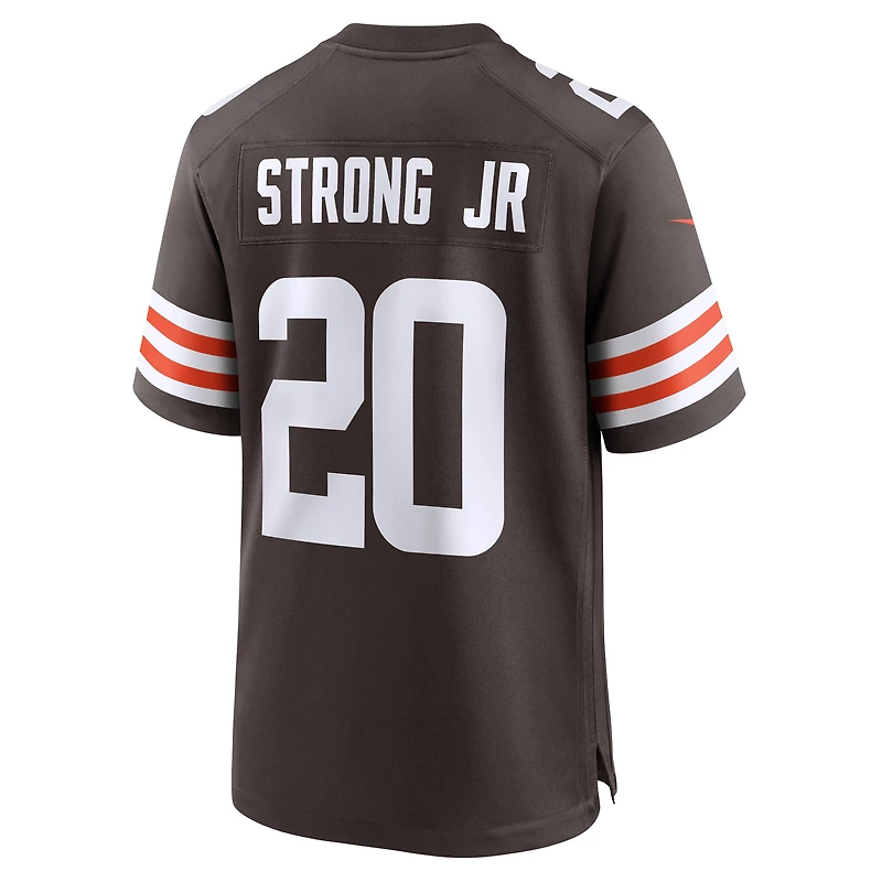 Maillot de match Nike Pierre Strong Jr. Brown pour homme des Cleveland Browns