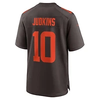 Men's Nike Quinshon Judkins Brown Cleveland Browns Alpha Dawg Game Jersey