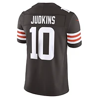 Men's Nike Quinshon Judkins Brown Cleveland Browns Vapor F.U.S.E. Stitched Limited Jersey