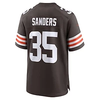 Maillot Nike Raheim Sanders marron pour homme, équipe des Cleveland Browns