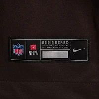 Men's Nike Raheim Sanders  Brown Cleveland Browns Team Game Jersey