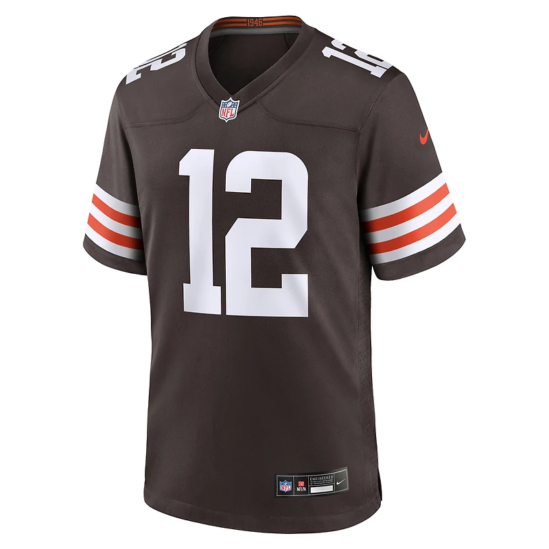 Maillot de match d'équipe Nike Rodney McLeod Jr Brown Cleveland Browns pour homme