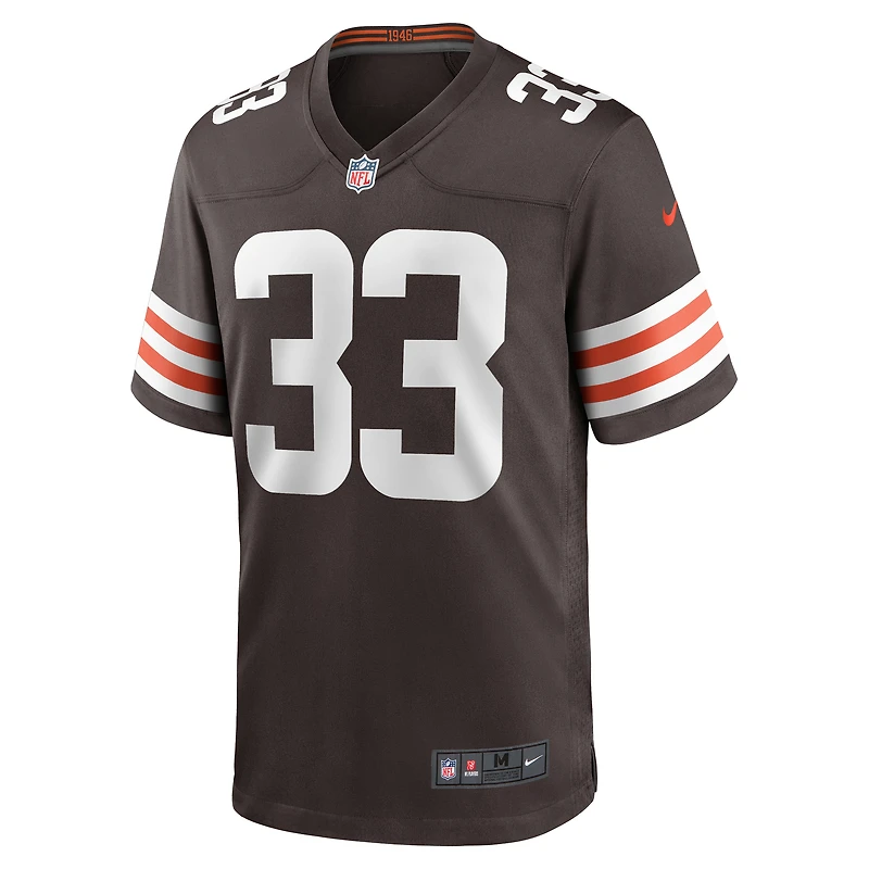 Men's Nike Ronnie Hickman  Brown Cleveland Browns Team Game Jersey