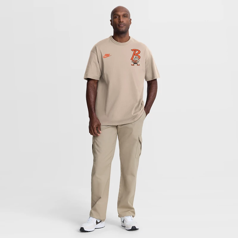 Men's Nike Sand Cleveland Browns Rewind Max90 T-Shirt