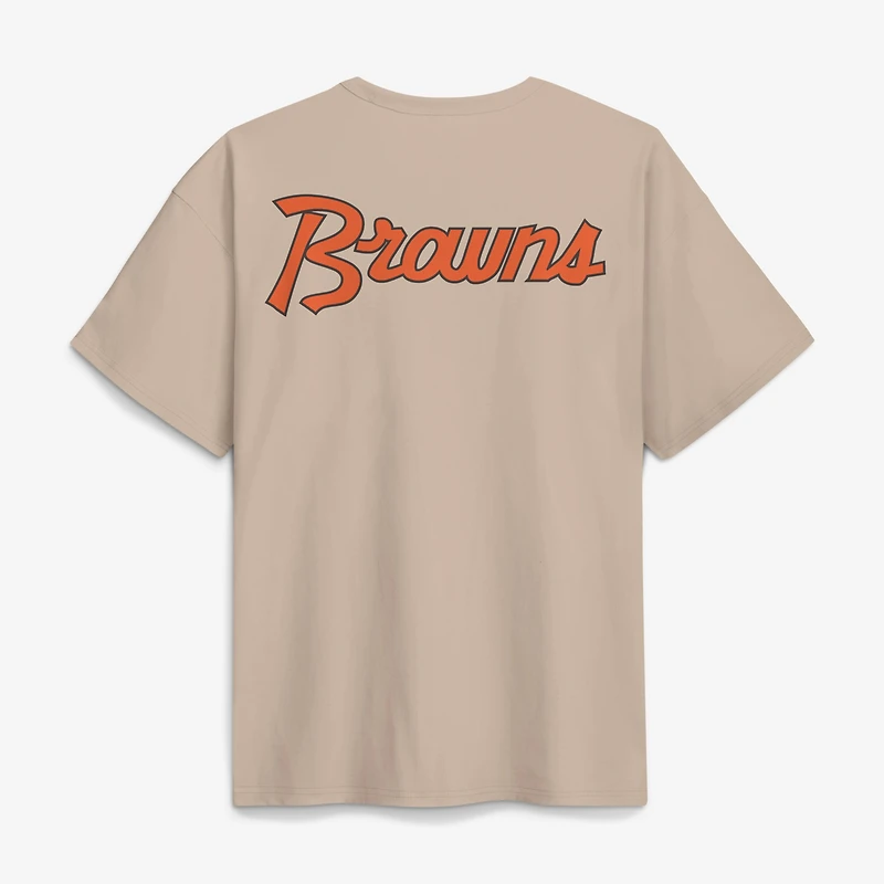 Men's Nike Sand Cleveland Browns Rewind Max90 T-Shirt