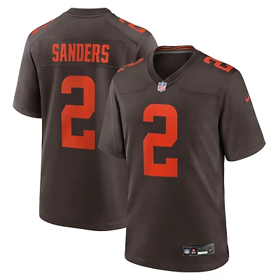 Maillot alternatif blanc Nike Shedeur Sanders pour homme des Cleveland Browns