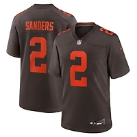 Maillot alternatif blanc Nike Shedeur Sanders pour homme des Cleveland Browns