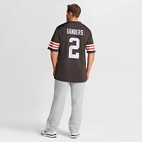 Maillot de match Nike Shedeur Sanders marron des Cleveland Browns pour homme