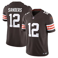 Maillot Nike Shedeur Sanders marron pour homme, édition limitée, des Cleveland Browns, Vapor F.U.S.E.