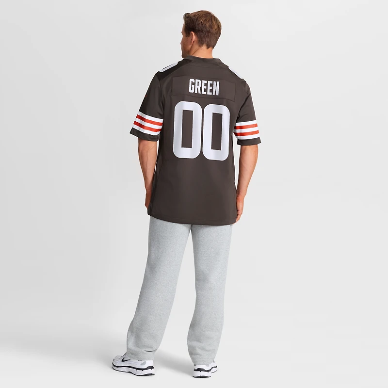 Men's Nike Taylen Green Brown Cleveland Browns Game Jersey