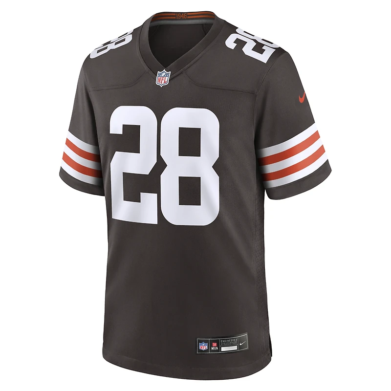 Men's Nike Tre Avery Brown Cleveland Browns Team Game Jersey