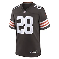 Men's Nike Tre Avery  Brown Cleveland Browns Team Game Jersey