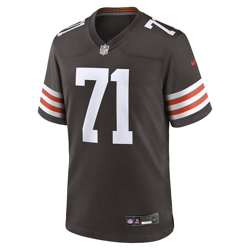 Men's Nike Tytus Howard  Brown Cleveland Browns Team Game Jersey