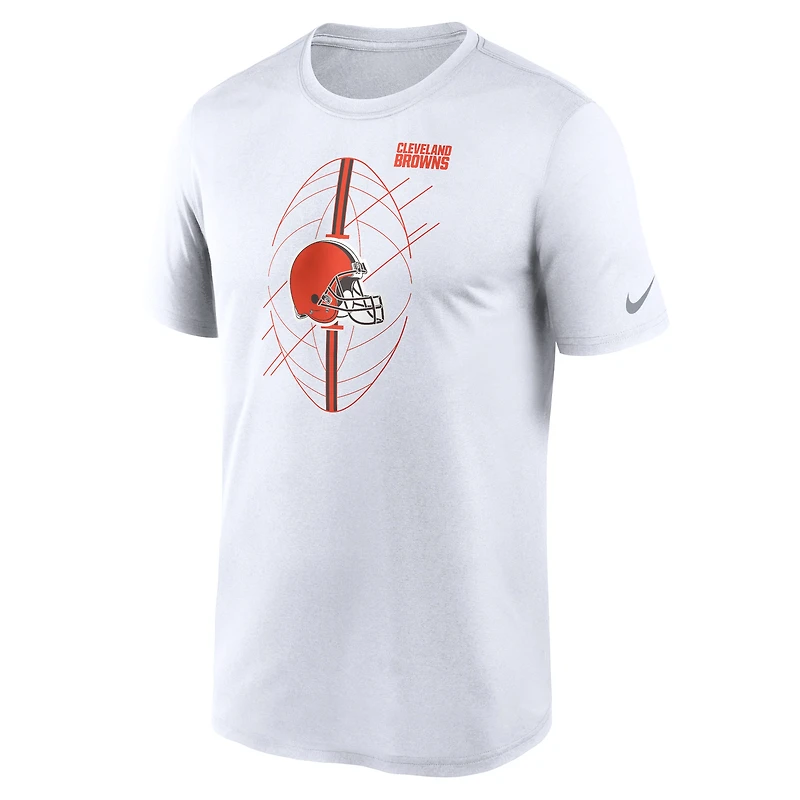 T-shirt Nike Cleveland Browns Legend Icon Performance pour homme - Blanc