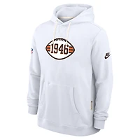 Men's Nike White Cleveland Browns Sideline Standard Issue Alt 2 Dri-FIT Hoodie