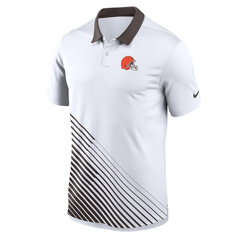 Men's Nike  White Cleveland Browns Vapor Performance Polo