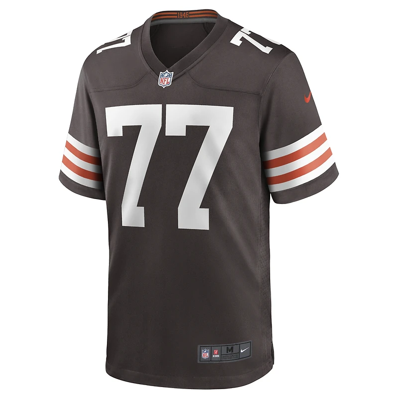 Maillot de match Nike Wyatt Teller marron Cleveland Browns pour homme