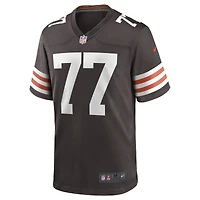 Maillot de match Nike Wyatt Teller marron Cleveland Browns pour homme