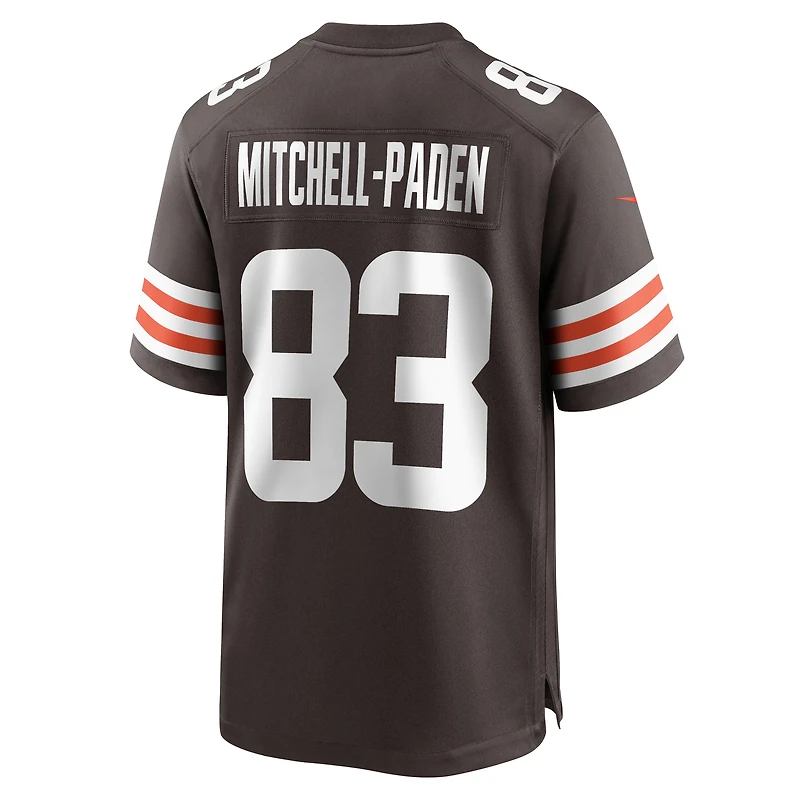 Maillot Nike Zaire Mitchell-Paden pour homme, marron, Cleveland Browns, Team Game
