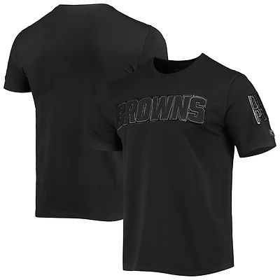 Chemise Pro Standard noire avec logo des Cleveland Browns pour hommes