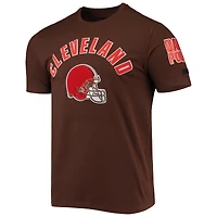 Men's Pro Standard Brown Cleveland Browns Team Classic Bristle Slim-Fit T-Shirt