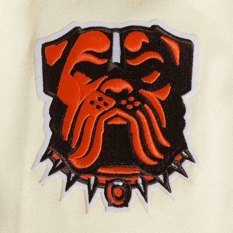 Sweat-shirt à enfiler Turn It Up Pro Standard Cream Cleveland Browns pour homme