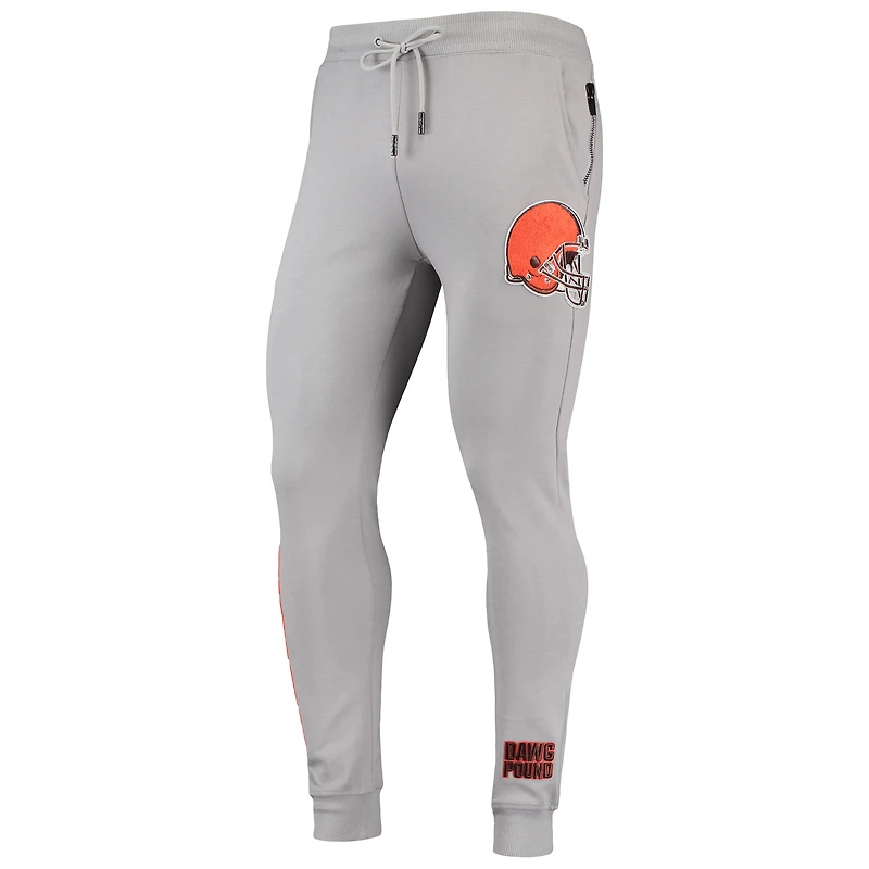 Pantalon de jogging à logo Pro Standard gris Cleveland Browns pour hommes