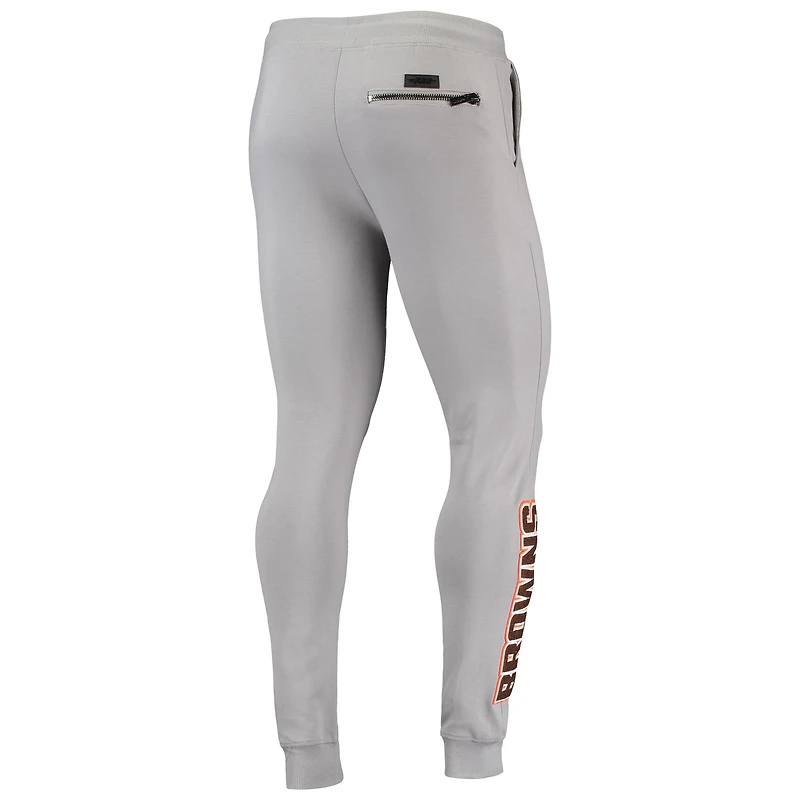 Pantalon de jogging à logo Pro Standard gris Cleveland Browns pour hommes