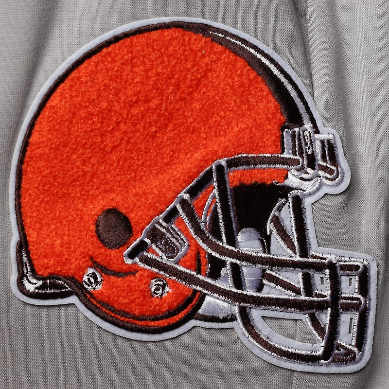 Pantalon de jogging à logo Pro Standard gris Cleveland Browns pour hommes