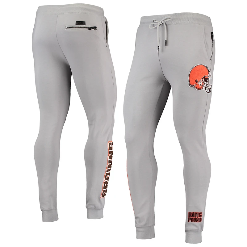 Pantalon de jogging à logo Pro Standard gris Cleveland Browns pour hommes