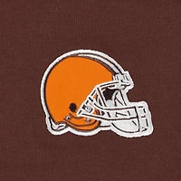 Veste en polaire à quart de zip pour hommes Profile marron Cleveland Browns Big & Tall