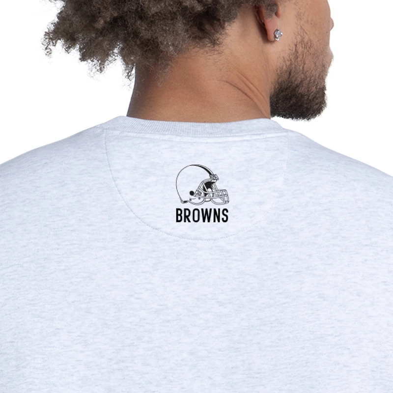 Sweat-shirt polaire Starter Ash Cleveland Browns Faceoff pour homme