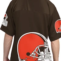 Men's Starter Brown/White Cleveland Browns Short Sleeve & Long T-Shirt Combo Pack