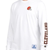 Men's Starter Brown/White Cleveland Browns Short Sleeve & Long T-Shirt Combo Pack